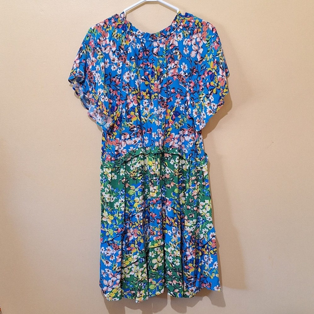 NWT Anthropologie Robin Tiered Floral Mini Dress - Picture 7 of 8
